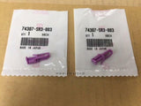HONDA CIVIC EG3 EG6 EG8 EG9 CLIP ROOF MOLDING SET X2pc 74307-SR3-003 deep purple