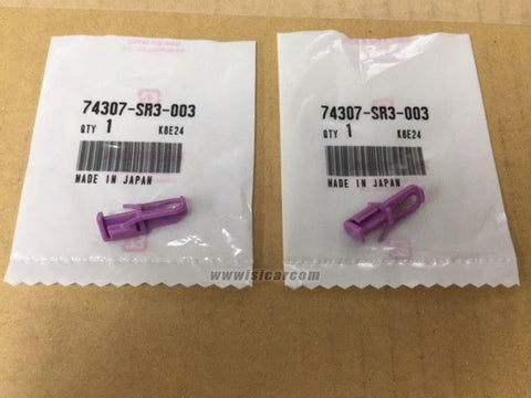 HONDA CIVIC EG3 EG6 EG8 EG9 CLIP ROOF MOLDING SET X2pc 74307-SR3-003 deep purple