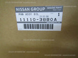NISSAN GT-R R35 VR38DETT ENGINE OIL PAN 11110-38B0A carter sump אגן שמן מנוע