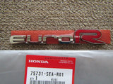 HONDA ACCORD EURO R CL7 EMBLEM REAR EUROR 75731-SEA-R01 GENUINE PARTS DIRECT JDM