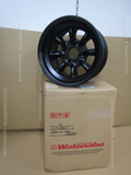 RS WATANABE EIGHT SPOKE R-TYPE WHEEL X1pc 13x8 -6 PCD 100 4H POLISHED BLACK