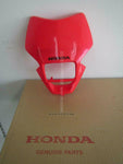 HONDA XR100 XR50 MOTARD VISOR SET FRONT WL R292R EXTREME RED 61300-KTK-620ZA jdm