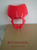 HONDA XR100 XR50 MOTARD VISOR SET FRONT WL R292R EXTREME RED 61300-KTK-620ZA jdm