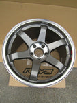 RAYS TE37SL WHEEL 18X10 1/2J H5 PCD 114.3 PRESSED GRAPHYTE alloy wheel new Japan