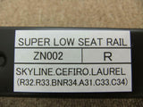 JDM LOW POSITION FULL BUCKET SEAT RAIL FOR NISSAN SKYLINE GT-R R32 R33 R34 ZN002