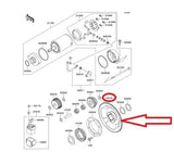 KAWASAKI KLR650 2011-2018 GEAR COMP ONEWAY CLUTCH 13216-0044 camo starter motor