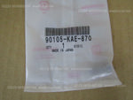 HONDA FMX 650 FUNMOTO 2006 BOLT DISK 6X17 90105-KAE-870 genuine spare parts