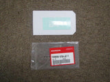 HONDA INTEGRA DC5 LABEL, IMMOBILIZER AND SECURITY 39885-S5A-G11 GENUINE JDM PART