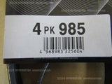 MITSUBOSHI MULTIRIB BELT FOR SUZUKI JIMNY JB23W 4PK985 low price jdm aftemarket