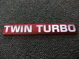 EMBLEM TWIN TURBO 13291-05U10 NISSAN SKYLINE GT-R BNR32 RB26DETT JDM IMPORTS 2U