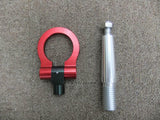JDM ALUMINIUM TOW HOOK, RED M24XP3.0 FOR NISSAN FAIRLADY Z Z34