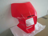 HONDA XR100 XR50 MOTARD VISOR SET FRONT WL R292R EXTREME RED 61300-KTK-620ZA jdm
