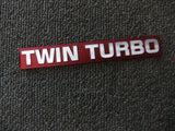 EMBLEM TWIN TURBO 13291-05U10 NISSAN SKYLINE GT-R BNR32 RB26DETT JDM IMPORTS 2U