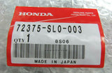 HONDA NSX NA1 100 110 120 WEATHERSTRIP, L. DOOR INNER 72375-SL0-003