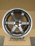 RAYS TE37SL WHEEL 18X10 1/2J H5 PCD 114.3 PRESSED GRAPHYTE alloy wheel new Japan