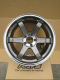 RAYS TE37SL WHEEL 18X10 1/2J H5 PCD 114.3 PRESSED GRAPHYTE alloy wheel new Japan