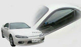 AUTO WEAR SMOKED DOOR SUNVISOR SET FOR NISSAN SILVIA S15 NS228 jdm parts Tokyo2U
