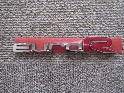 HONDA ACCORD EURO R CL7 EMBLEM REAR EUROR 75731-SEA-R01 GENUINE PARTS DIRECT JDM