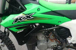 KAWASAKI KX100 2017 RADIATOR SCREEN,LH,EBONY 14037-1282-6C