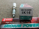 DENSO IRIDIUM POWER SPARK PLUG M14X19MM SET X4 FOR TOYOTA VITZ NCP95 IK16