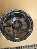 ADVAN RACING TC-4 WHEEL SIZE 18X8.5J +38 5X114.3 BLACK GUN METALLIC & RING jdm4U
