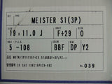 WORK MEISTER WHEEL S1 3P 19X11J +29 5P PCD108 Special alloy rim MADE IN JAPAN 2U