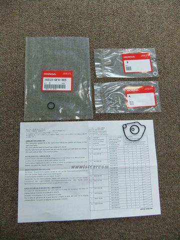 HONDA MOTOCOMPO NCZ50 AB12 CARBURATOR PACKING SET 16010-GF8-305 GASKET rubber