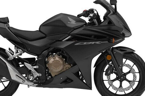 HONDA CBR500R 2016 COWL, R. LWR NH436M MAT GUNPWRR BLACK METALLI 64311-MJW-J00ZA