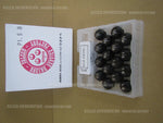 RS WATANABE TAPERED COLLAR NUT SET X16 SIZE M12-P1.5 BLACK NUTBLK jdm old skool