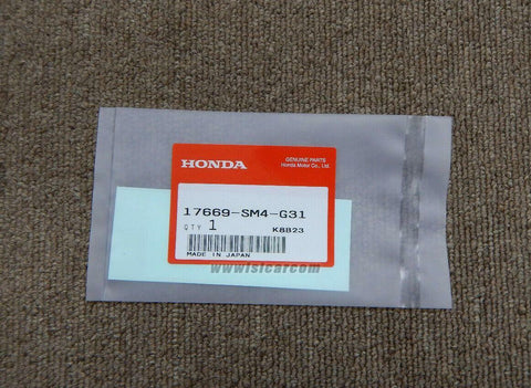 HONDA NSX NA1 NA2 LHD LABEL, FUEL FILLER CAUTION 17669-SM4-G31