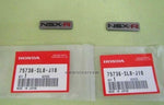 HONDA NSX-R NA1 EMBLEM SET SIDE 75736-SL0-J10 HONDA SPARES DIRECT WORLDWIDE JDM