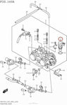 SUZUKI VL800 2006-2021 VALVE ASSY ISC 18117-15H12 throttle body electrical parts