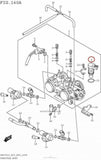 SUZUKI VL800 2006-2021 VALVE ASSY ISC 18117-15H12 throttle body electrical parts
