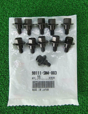 HONDA CIVIC EG6 EG4 EG9 BUMPER BOLT SET X11pcs 90111-SM4-003 genuine spares 4U!