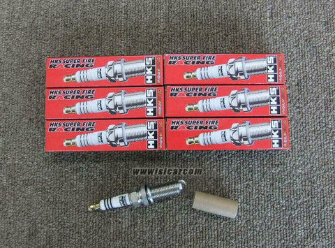 HKS SUPER FIRE RACING SPARK PLUG M-SERIES SET X6 FOR NISSAN GT-R R35 50003-M45HL