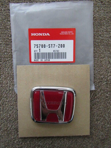 HONDA INTEGRA 4D DB6 EMBLEM FRONT CENTER 75700-ST7-Z00 JDM PARTS GENUINE TOKYO