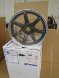 WORK EMOTION T7R 2P WHEEL SIZE 18X9.5J +35 5X114.3 ASHED TITANIUM 923-57197B