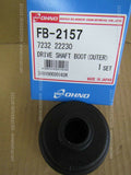 JDM AFTERMARKET!  OHNO DRIVE SHAFT BOOT OUTER FB-2157 FOR HONDA