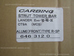 CARBING ALUMINIUM FR STRUT TOWER BAR TYPE RSP FOR LANCER EVO 7 8 9  CT9A 6463120