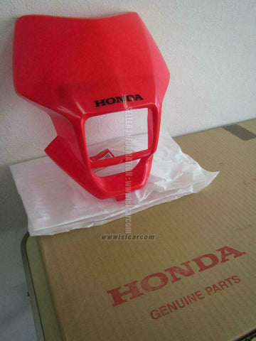 HONDA XR100 XR50 MOTARD VISOR SET FRONT WL R292R EXTREME RED 61300-KTK-620ZA jdm