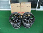 RS WATANABE EIGHT SPOKE R-TYPE WHEEL SET X4 16X8JJ PCD 114.3 4H BLACK ORDER MADE