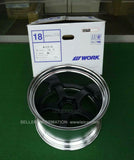 WORK MEISTER ALLOW WHEEL S1R 18X11.5J -43 5H PCD 114.3 MAT BLACK