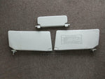 HONDA RHD NSX NSX-R NA1 NA2 SUN VISOR SET OF X3 PLATINUM WHITE 83230-SL0-J51ZA