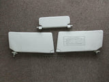 HONDA RHD NSX NSX-R NA1 NA2 SUN VISOR SET OF X3 PLATINUM WHITE 83230-SL0-J51ZA