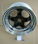 WORK MEISTER WHEEL S1 3P 18X9.5J +11 5H PCD114.3 SILVER RIM AND BLACK