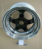 WORK MEISTER WHEEL S1 3P 18X9.5J +11 5H PCD114.3 SILVER RIM AND BLACK