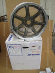 WORK EMOTION T7R 2P WHEEL SIZE 18X9.5J +35 5X114.3 ASHED TITANIUM 923-57197B