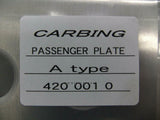 CARBING PASSEGNER PLATE A TYPE FOR TOYOTA CARS 420 001 0 SEE DIAGRAM FOOTREST