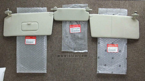 HONDA RHD NSX NSX-R NA1 NA2 SUN VISOR SET OF X3 PLATINUM WHITE 83230-SL0-J51ZA