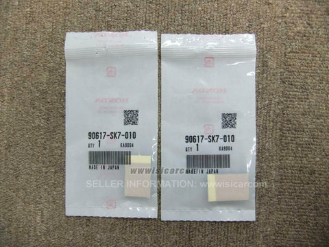 HONDA INTEGRA DC2 FASTENER A, RR WINDSHIELD UPPER LH OR RH SET X2 90617-SK7-010